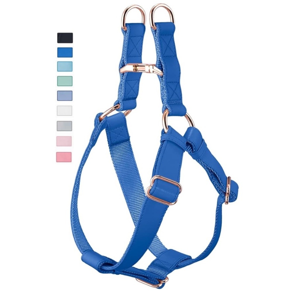 Soft Leather No Pull Dog Harness, Size XS